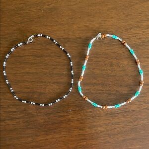 Handmade Beaded Necklace, Anklet, or Bracelet — Lightweight Summer Jewelry
